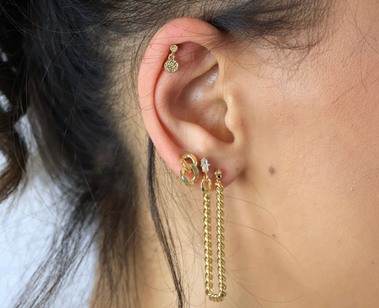 Twist Hoop Earrings