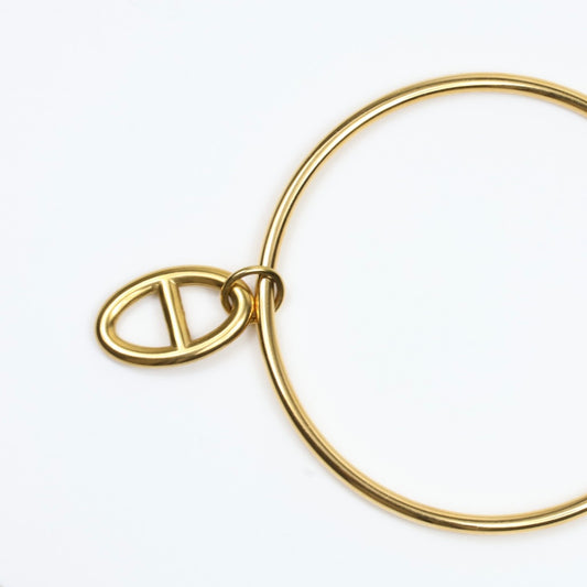 Oversized Charm Bangle