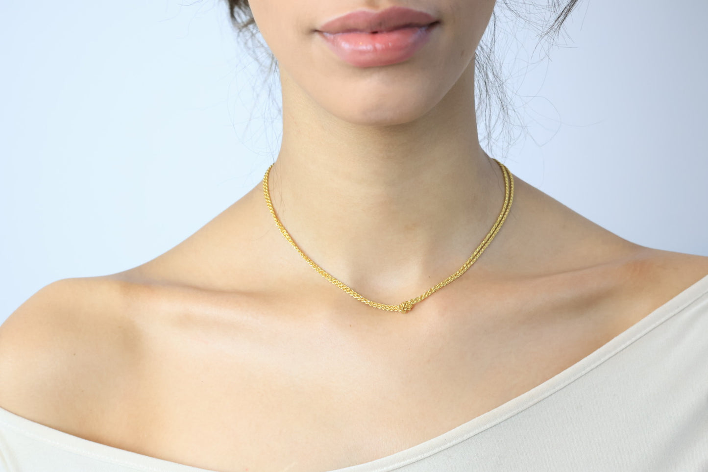 Twisted Knot Necklace