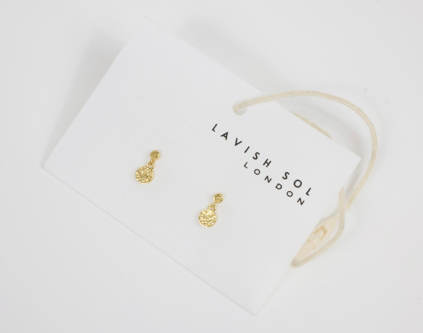 Dainty Hammered Earrings