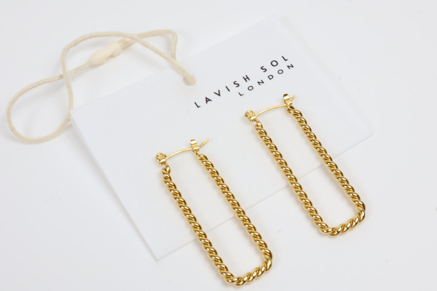 Twist Hoop Earrings