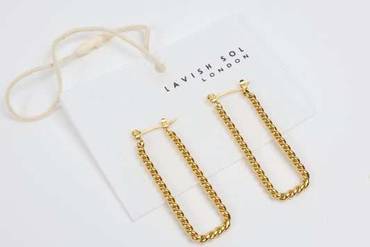 Twist Hoop Earrings