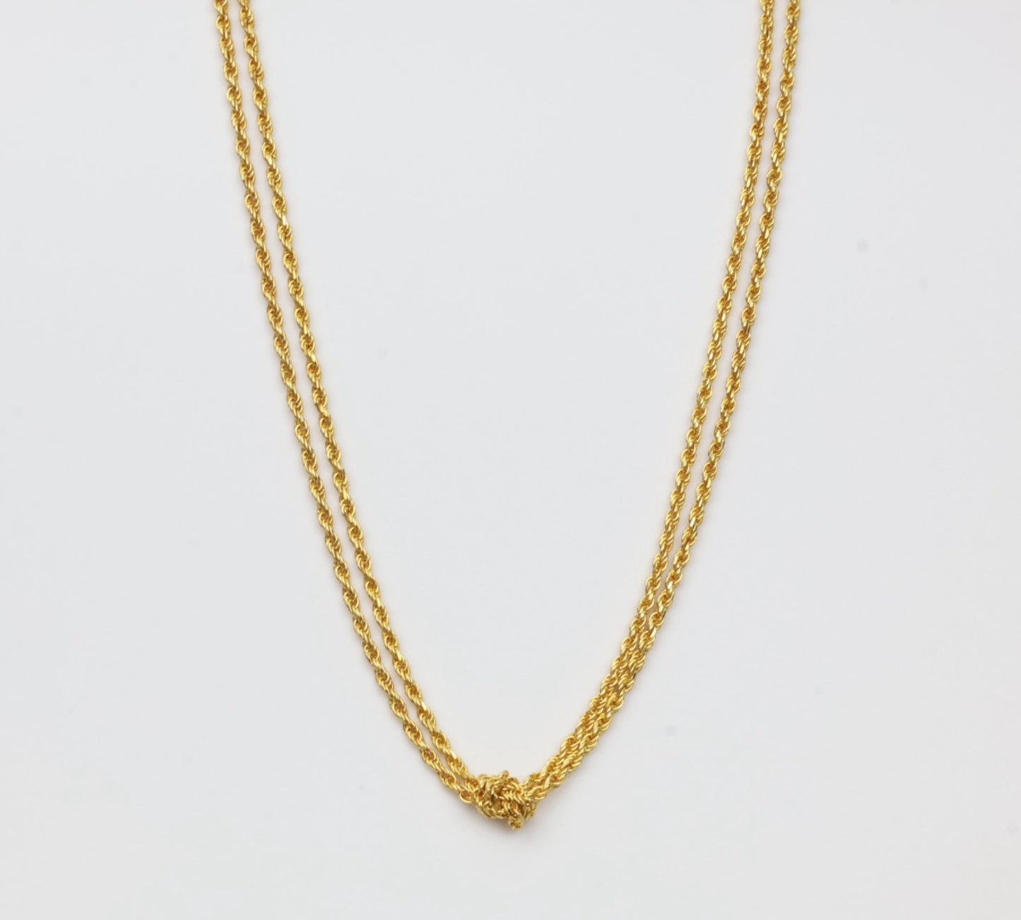 Twisted Knot Necklace