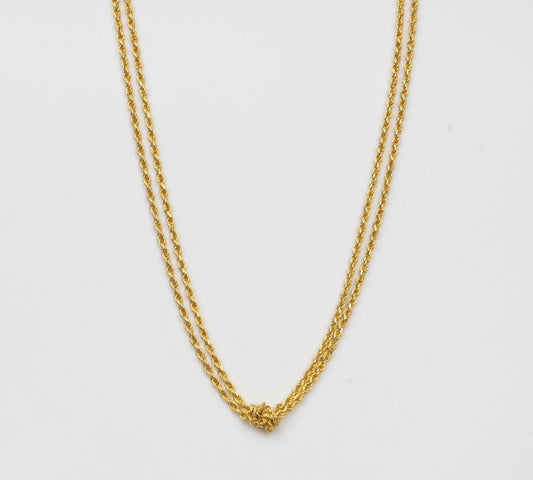 Twisted Knot Necklace