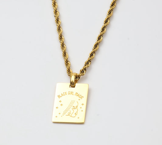 Black Girl Magic Necklace
